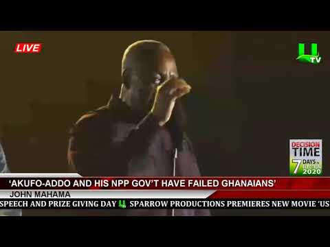 ‘Akufo-Addo And His NPP Gov’t Have Failed Ghanaians’ - John Mahama