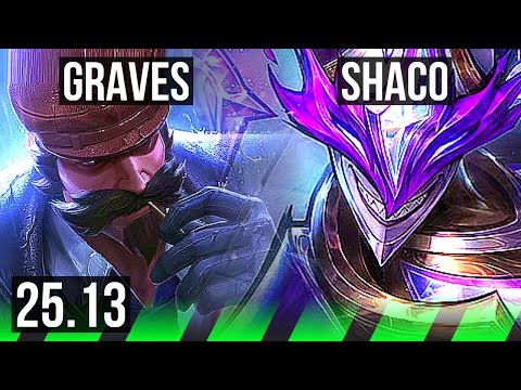 GRAVES vs SHACO (JGL) | Legendary | KR Master | 25.13