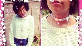 DIY: Pastel Goth Choker