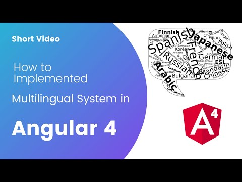 Implemented multilingual system in #Angular 4 - #1