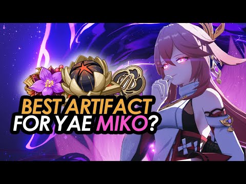 BEST ARTIFACT SETS for YAE MIKO Damage test + Comparison | Genshin Impact