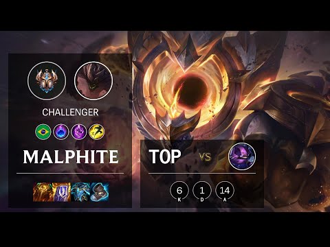 Malphite Top vs Kennen - BR Challenger Patch 11.4