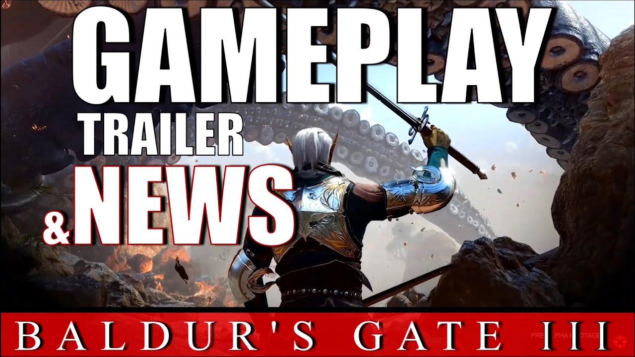 Baldur's Gate 3 New Gameplay Trailer & NEWS (early access)