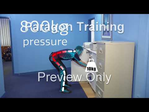 Manual Handling Injury Prevention Training DVD