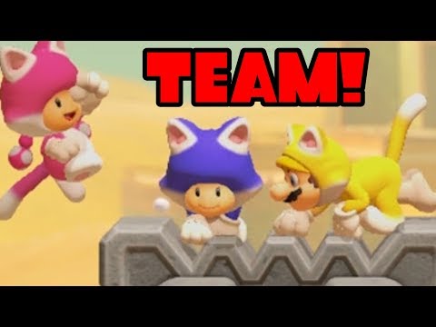 Super Mario Maker 2 Multiplayer Co-Op Gameplay