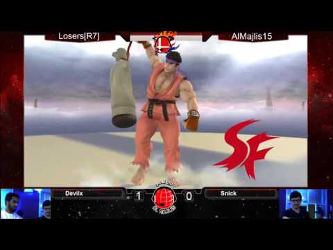 AlMajlis15: Snick (Ryu) vs DevilX (Yoshi, Mario) - LR7