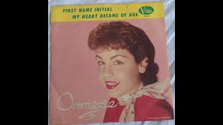 First Name Initial Annette Funicello In New Stereo Sound 3