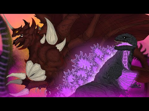 DESTOROYAH vs SHIN GODZILLA | ANIMATION | PART 1 (SPECIAL 1M SUBS)