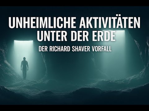 Eerie activities underground: The Richard Shaver incident