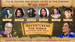 Adventurers for Harris with Sean Astin!