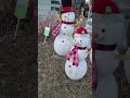 The snowmen trio
