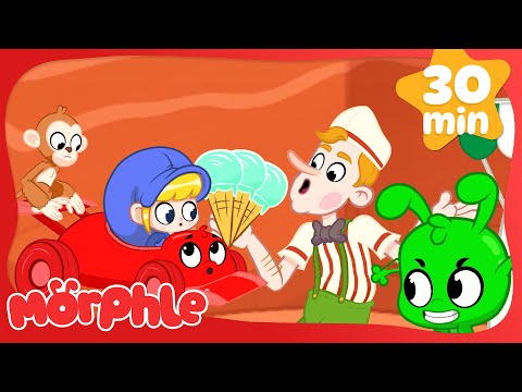 Morphle VS Orphle: Who's going to get the IceCream? | 🔴 Morphle VS Orphle 🟢 | Fun Kids Cartoon