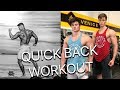 QUICK BACK WORKOUT W/ DYLAN MCKENNA & DAVID LAID