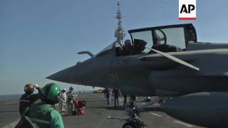 France launches IS airstrikes from navy ship