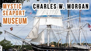 CHARLES W MORGAN sets up her SAILS - Mystic Seaport Museum - 2025 (USA)