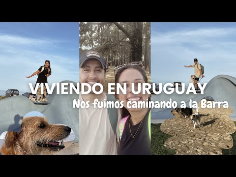 NOS FUIMOS CAMINANDO A LA BARRA, VIVIENDO EN URUGUAY 🇺🇾 #marihecgodoy