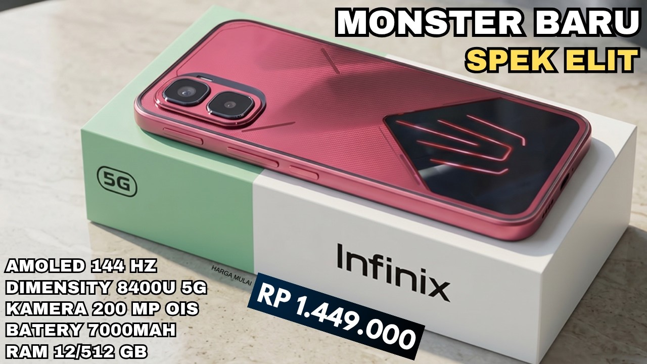 KEMBALI MENGGILA‼️200 MP OIS, 7000MAH - HP INFINIX TERBAIK KELUARAN TERBARU DI 2026
