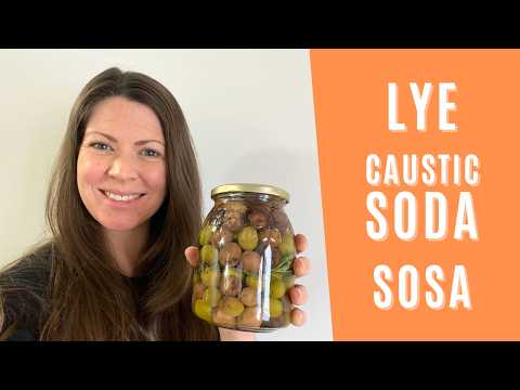 How to Cure Olives with Caustic Soda | Lye Cured Olives Recipe