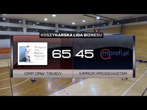 OIRP Orły Temidy vs Mprofi Progmaster - IV kolejka - Superliga Warszawa - Koszykarska Liga Biznesu