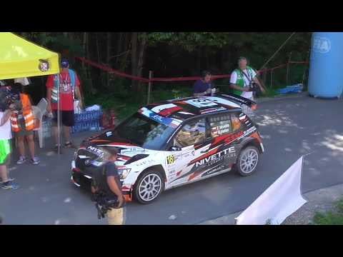 26 Rally Rzeszów 2017 Filip Nivette/Kamil Heller Skoda Fabia R5
