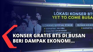 Download lagu Dampak Ekonomi dari Konser Gratis BTS di Busan  Hotel Sold Out, Harga Tiket Pesawat ke Busan Naik mp3
