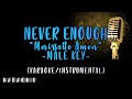 Morissette Amon - Never Enough (Male Key)