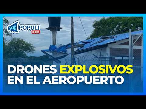Drones con explosivos atacan el aeropuerto de Tibú y causan graves daños