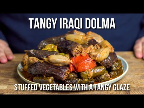 Tangy Iraqi Dolma, the GREATEST of all stuffed vegetable recipes