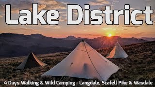 Lake District - 4 Days Walking & Wild Camping - Langdale, Scafell Pike & Wasdale