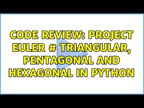 Code Review Project Euler Triangular Pentagonal And Hexagonal In Python 3 Solutions