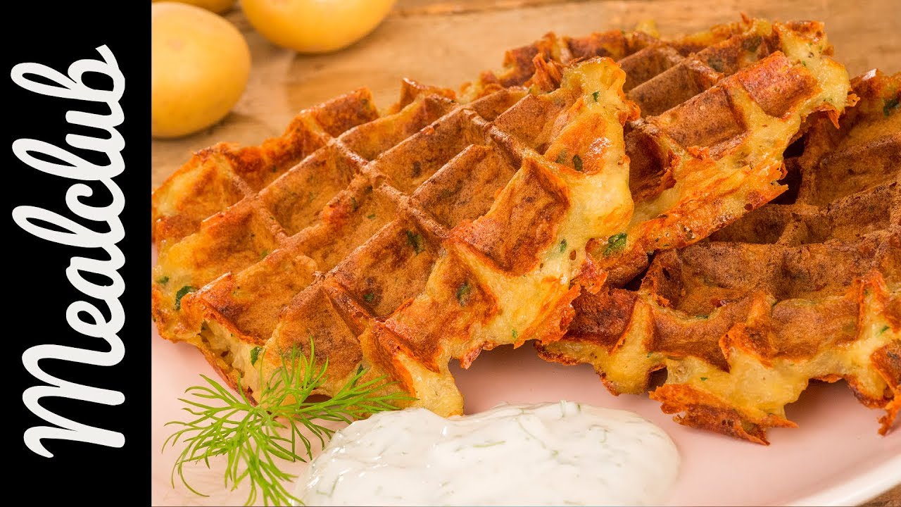 Herzhafte Kartoffel-Möhren-Waffeln - Einfache Rezepte