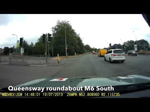 Queensway roundabout M6 South
