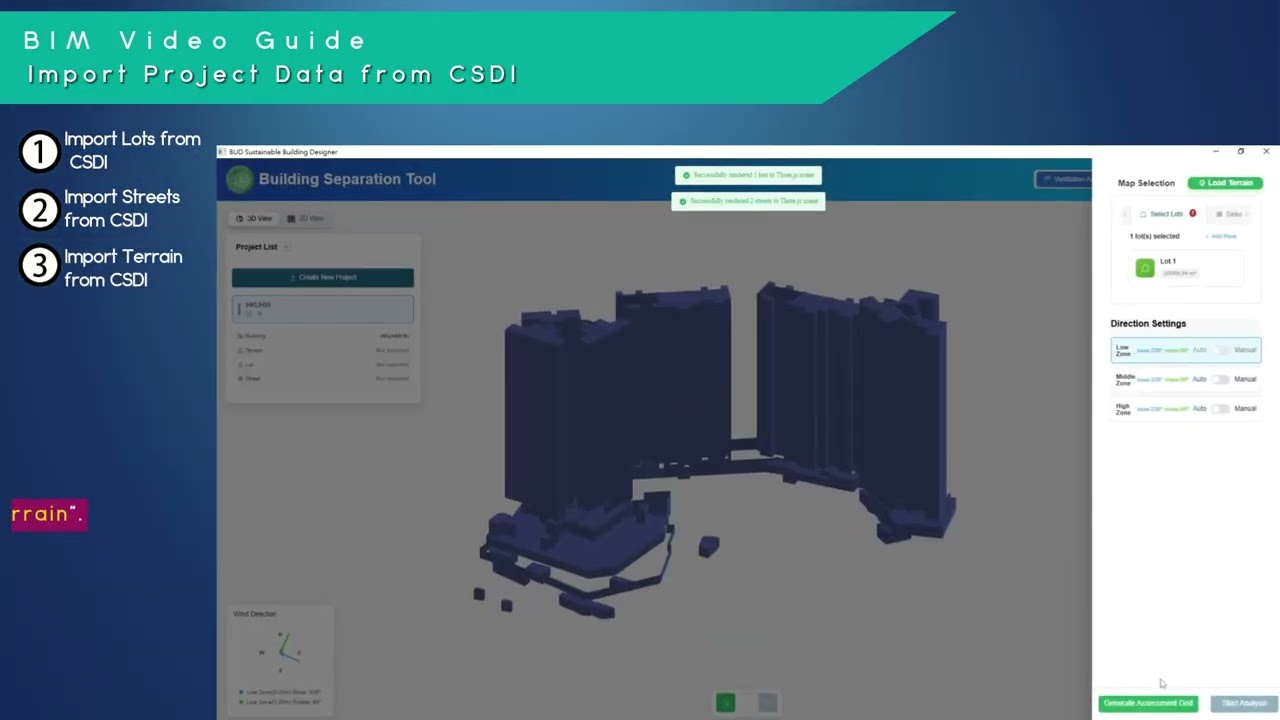 Import Project Data from CSDI
