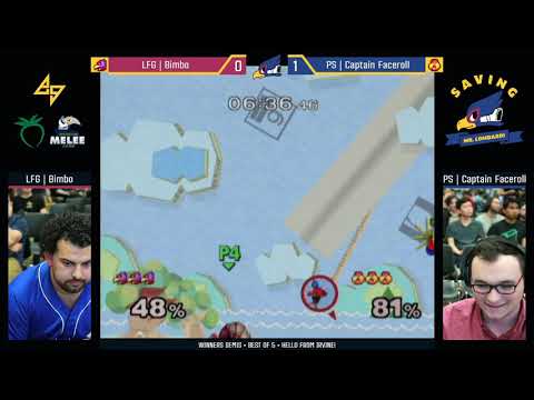 Saving Mr. Lombardi  - LFG | Bimbo (Falco) VS PS | Captain Faceroll (Sheik) - SSBM - Winners Semis