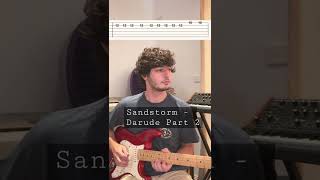 Sandstorm - Darude guitar lesson part 2