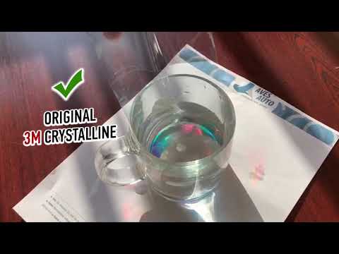 How to check the authenticity of 3M Crystalline window  film?