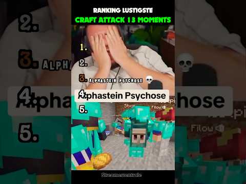 TOP 5 Funniest Craft Attack 13 😂 #minecraft #craftattack #bastighg