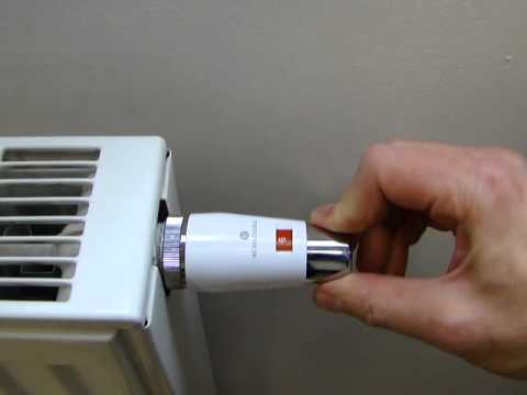 Монтаж термоголовки Schlosser Mini білий-хром