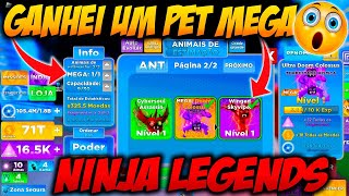 PET MEGA do NINJA | LEGENDS Ganhei Um e o PODER Dele  INACREDITVEL!!!