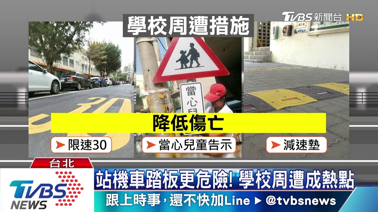 每年7千兒童車禍 「穿越馬路」佔6成