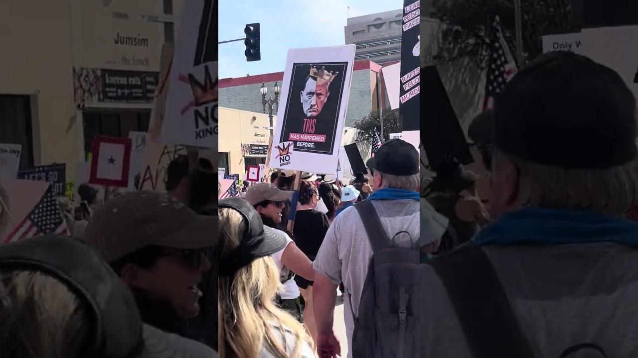 No Kings 3 Ignites LA- Thousands Take to the Streets! (Part 64)