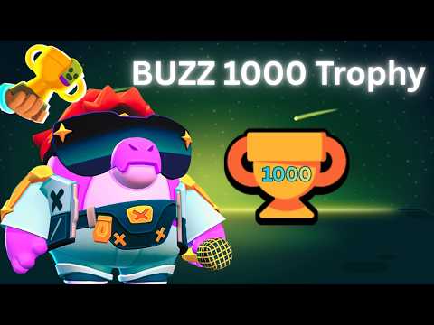 PUSHING Buzz to 1000 TROPHIES! Power 11 UPGRADE + INSANE KILLS Montage 🔥 Brawl Stars