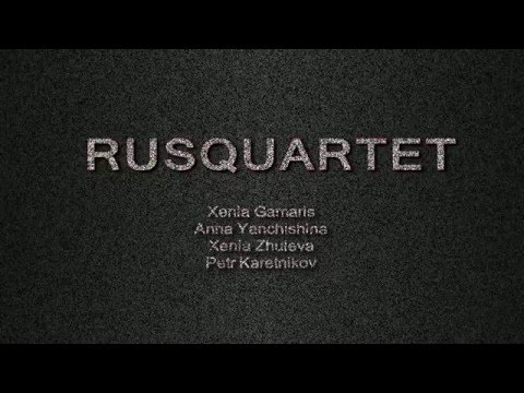 G.Sviridov - String quartet - RUSQUARTET (life)