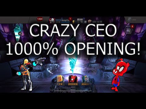 CRAZY CEO SPIDER-HAM 10X CAVALIER CRYSTAL OPENING! (Marvel Contest of Champions)