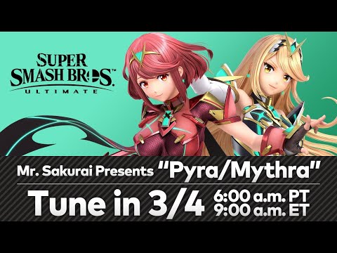 REACTION Super Smash Bros. Ultimate - Mr. Sakurai Presents "Pyra/Mythra"