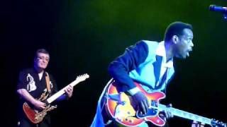 Earl Jackson as  Chuck Berry with The new Rockin on Heavens Door show