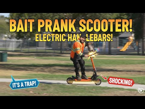 We Put Shock Collars On a Bait Scooter And THIS Happened!
