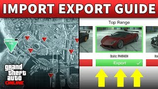 GTA 5 Selling Cars Import Export | GTA ONLINE VEHICLE WAREHOUSE GUIDE (CEO Import Export Business)