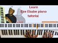 Learn Eze Ebube popular gospel chord movements in F# Neon Adejo song | Piano Tutorial