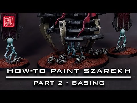 How-To Paint Szarekh, the Silent King - Basing | Hobby Tutorial